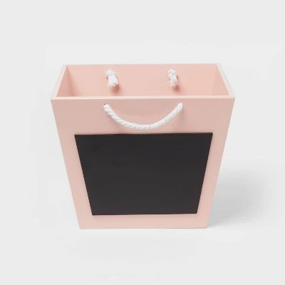 Rope Handle Kids' Storage Bin with Chalkboard - Pillowfort™ White 6 Rope Handle Kids' Storage Bin with Chalkboard - Pillowfort™ White - Image 4