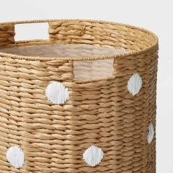 Woven Paper Dot Floor Kids' Hamper Natural - Pillowfort™ -Pillowfort Sales Shop GUEST 07fff1b2 341e 4716 aab4 413207e5ee21
