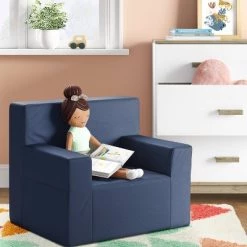 Modern Kids' Chair - Pillowfort™ Navy