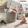 Plastic Kids' Storage Bin with Woven Handles - Pillowfort™ Smoke Green -Pillowfort Sales Shop GUEST 16c032be 0a27 4c13 928c a737fcb5c10d