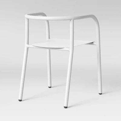 Set of 2 Kids' Metal Activity Chairs - Pillowfort™ White 5 Set of 2 Kids' Metal Activity Chairs - Pillowfort™ White - Image 3