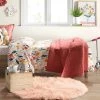 3' Faux Fur Round Kids' Rug Pink - Pillowfort™ -Pillowfort Sales Shop GUEST 3a4157f4 429f 471d b37a 2c96ce574c76