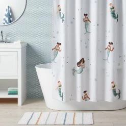 Mermaid Kids' Shower Curtain - Pillowfort™