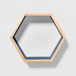 Natural Wood Hexagon Kids' Shelf - Pillowfort™ Navy 13 Natural Wood Hexagon Kids' Shelf - Pillowfort™ Navy -Pillowfort Sales Shop GUEST 41064ba5 959a 43a8 9f1d 2dbd088b21e5