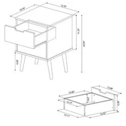 Modern Kids' Nightstand White - Pillowfort™ -Pillowfort Sales Shop GUEST 43187505 1f27 4b45 8d32 b1cd213ac469