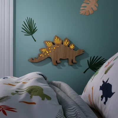 Dinosaur Wood Lit Kids' Wall Decor - Pillowfort™ 4 Dinosaur Wood Lit Kids' Wall Decor - Pillowfort™ - Image 2