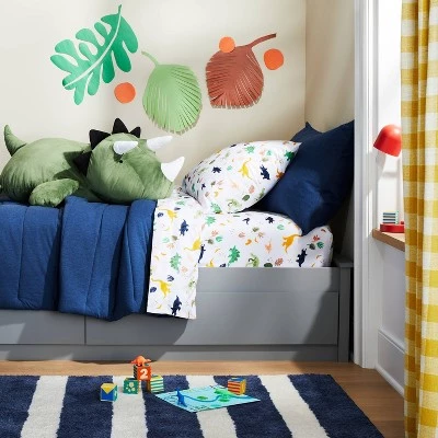 Dinosaur Microfiber Kids' Sheet Set - Pillowfort™ 3 Dinosaur Microfiber Kids' Sheet Set - Pillowfort™