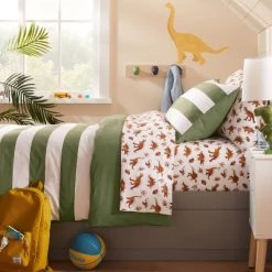 Dinosaur Cotton Kids' Sheet Set Watercolor Brown - Pillowfort™ -Pillowfort Sales Shop GUEST 55087fec a779 486a 9945 ee4bbde2aafc
