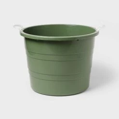 Plastic Kids' Storage Bin with Woven Handles - Pillowfort™ Smoke Green -Pillowfort Sales Shop GUEST 5d84ad37 029f 423a 8c79 1a61e9651fda