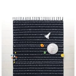 4'x6' Hi-Lo Chenille Fringe Kids' Rug - Pillowfort™ Black/white -Pillowfort Sales Shop GUEST 784abbf9 daca 48d5 9007 6c83de6d361c