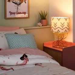 Boho Rattan Kids' Table Lamp - Pillowfort™