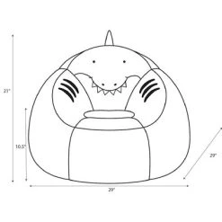 Shark Kids' Bean Bag Chair - Pillowfort™ 11 Shark Kids' Bean Bag Chair - Pillowfort™ -Pillowfort Sales Shop GUEST 9206efb8 2779 412a ab14 c441158e542e