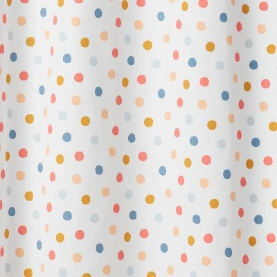 Dot Kids' Curtain Panel - Pillowfort™ White 4 Dot Kids' Curtain Panel - Pillowfort™ White - Image 2