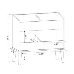 Modern Two Shelf Toy Kids' Bin White - Pillowfort™ -Pillowfort Sales Shop GUEST a513d7df 5c70 4fb6 90e1 444d6b09cebc