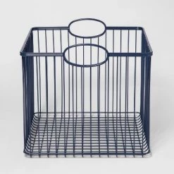 Wire Stackable Kids' Storage Basket Navy - Pillowfort™ -Pillowfort Sales Shop GUEST a5c8e7e8 c600 4b27 93d9 79b88e85858d