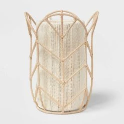 Rattan Tulip Cylinder Bedside Kids' Lamp - Pillowfort™ -Pillowfort Sales Shop GUEST a6a32faa 8bb7 4ba8 ae24 f9245a588589 1