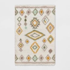 Yuma Area Kids' Rug Gold/Mint - Pillowfort™ -Pillowfort Sales Shop GUEST a6f3ffb4 cb02 4ee5 a7ea d6d6b75f91ab