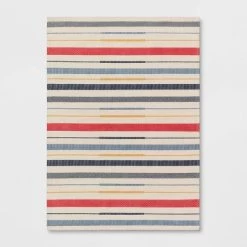 Striped Kids' Rug Red/Blue - Pillowfort™ -Pillowfort Sales Shop GUEST aef763b5 1b88 4ac5 9b9d 466e1f154076