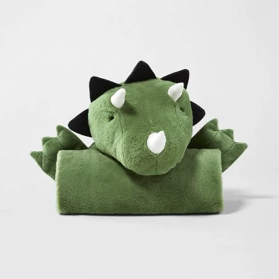 Dinosaur Kids' Hooded Blanket - Pillowfort™ 3 Dinosaur Kids' Hooded Blanket - Pillowfort™ - Image 2