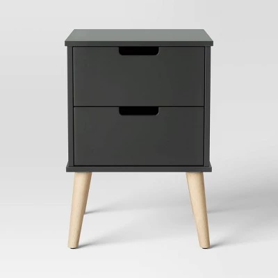 Modern Kids' Nightstand Dark Gray - Pillowfort™ 4 Modern Kids' Nightstand Dark Gray - Pillowfort™ - Image 2