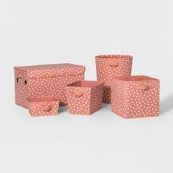 Large Rectangle Dot Kids' Storage Bin Rose Pink - Pillowfort™ -Pillowfort Sales Shop GUEST b3fb5116 d708 4f9b b0ec 5901905acedd