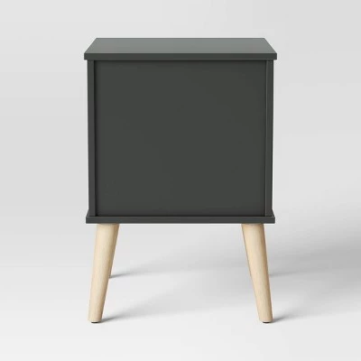 Modern Kids' Nightstand Dark Gray - Pillowfort™ 6 Modern Kids' Nightstand Dark Gray - Pillowfort™ - Image 4