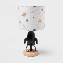 Spaceship Figural Kids' Table Lamp Black - Pillowfort™ -Pillowfort Sales Shop GUEST b953c39f 7371 46a8 af8c cd9aba209288
