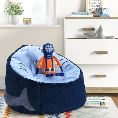 Shark Kids' Bean Bag Chair - Pillowfort™ 3 Shark Kids' Bean Bag Chair - Pillowfort™