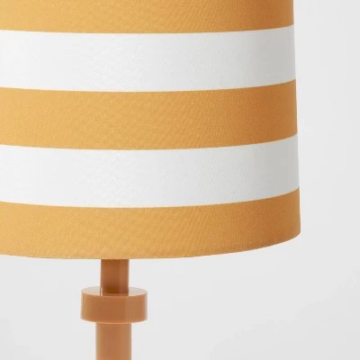 Striped Kids' Accent Lamp - Pillowfort™ Orange/white 5 Striped Kids' Accent Lamp - Pillowfort™ Orange/white - Image 3
