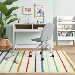 Striped Kids' Rug - Pillowfort™ Cream