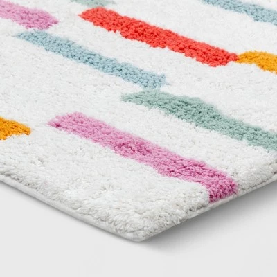 Striped Kids' Bath Rug - Pillowfort™ 4 Striped Kids' Bath Rug - Pillowfort™ - Image 2