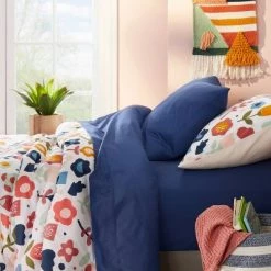 Solid Cotton Kids' Sheet Set - Pillowfort™ Pink