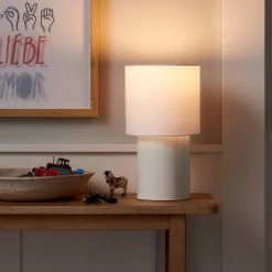 Modern Metal Kids' Table Lamp - Pillowfort™ White