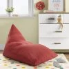 Triangle Lounge Kids' Chair - Pillowfort™ Coral Red -Pillowfort Sales Shop GUEST f9adb694 e8dd 44ce bd99 7ec6fd63144e